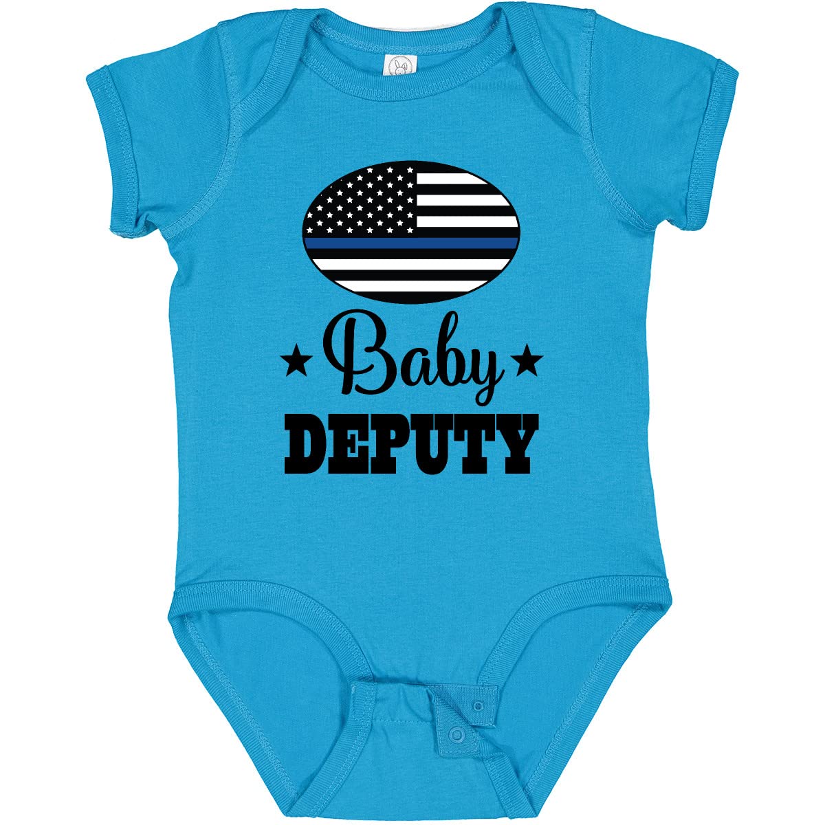 Inktastic Police Deputy Baby Clothes - Cute Infant Bodysuit for Boys & Girls | Perfect for Law Enforcement Themed Parties, Family Photos & Everyday Wear
