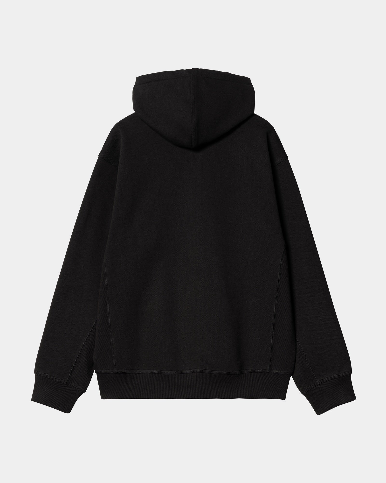 Hooded American Script Jacket - Black | Vintage Style Pullover for Men & Women | Perfect for Casual Outfits, Streetwear & Fall Layering