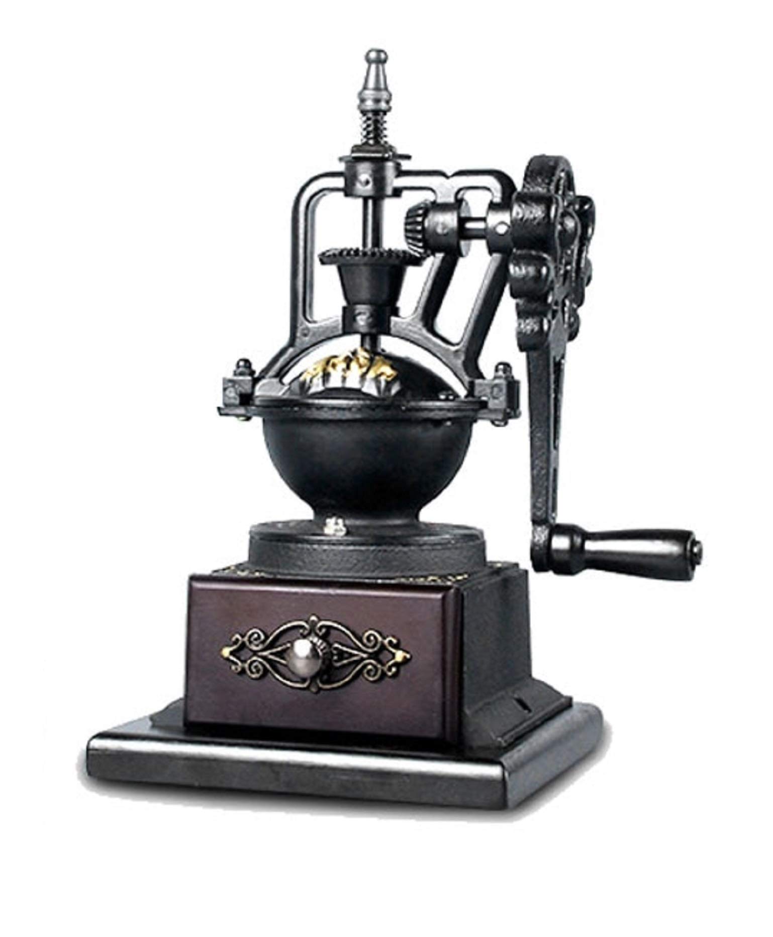 Premium Manual Coffee Grinder for Fresh Ground Beans - Portable Hand Crank Mill for Espresso, French Press & Pour Over Brewing at Home, Camping or Travel