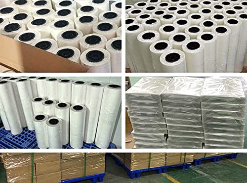 Premium DTF Film 17in x 328ft Roll - Single Sided Rough DTF Transfer Film for T-Shirt Printing, DIY Custom Apparel, Garment Decoration - Perfect for T-Shirts, Hoodies, Bags & Home Decor Projects