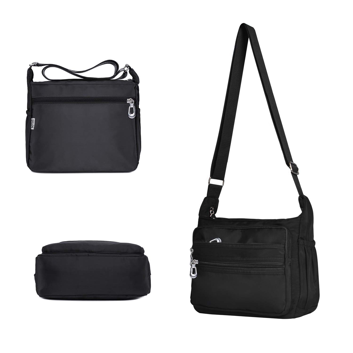 Waterproof Crossbody Bag for Women - Lightweight Nylon Messenger Purse with Adjustable Strap - Perfect for Travel, Work & Everyday Use
