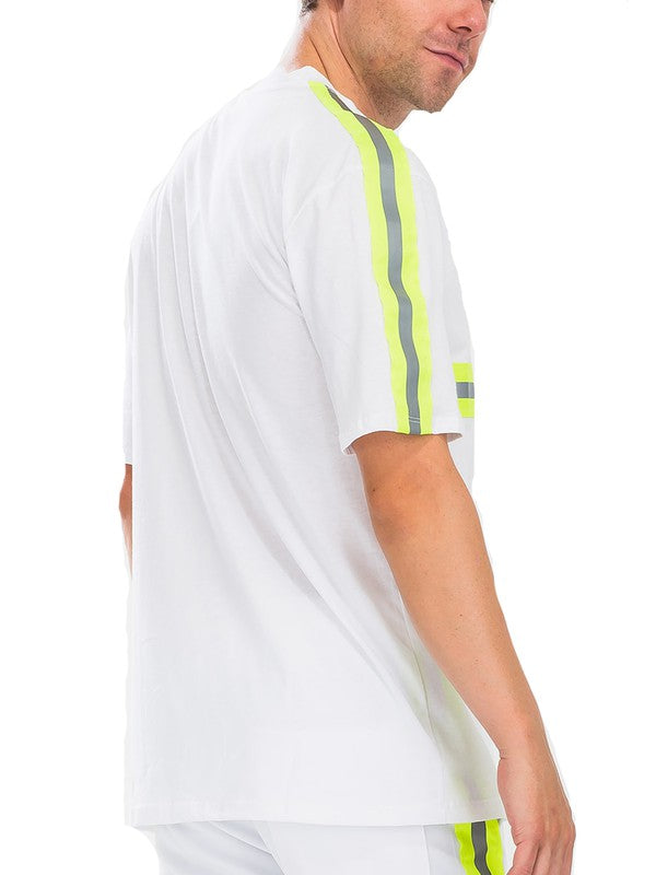 High-Visibility Reflective T-Shirt for Running, Cycling & Safety - Breathable & Comfortable Workout Tee for Men & Women