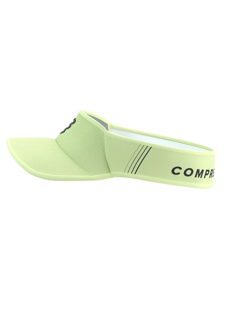 Compressport Unisex Ultralight Visor Cap - Shadow Lime | Running, Cycling & Outdoor Sports Sun Protection