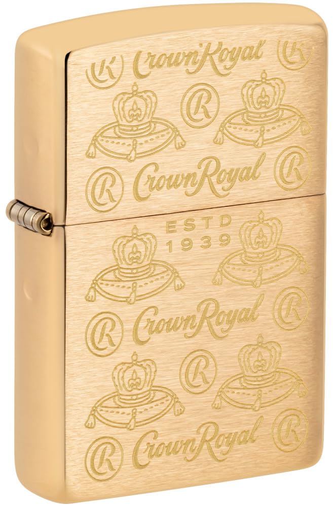 Zippo Crown Royal Collectible Lighters - Windproof & Refillable for Outdoor Adventures, Camping, and Everyday Carry