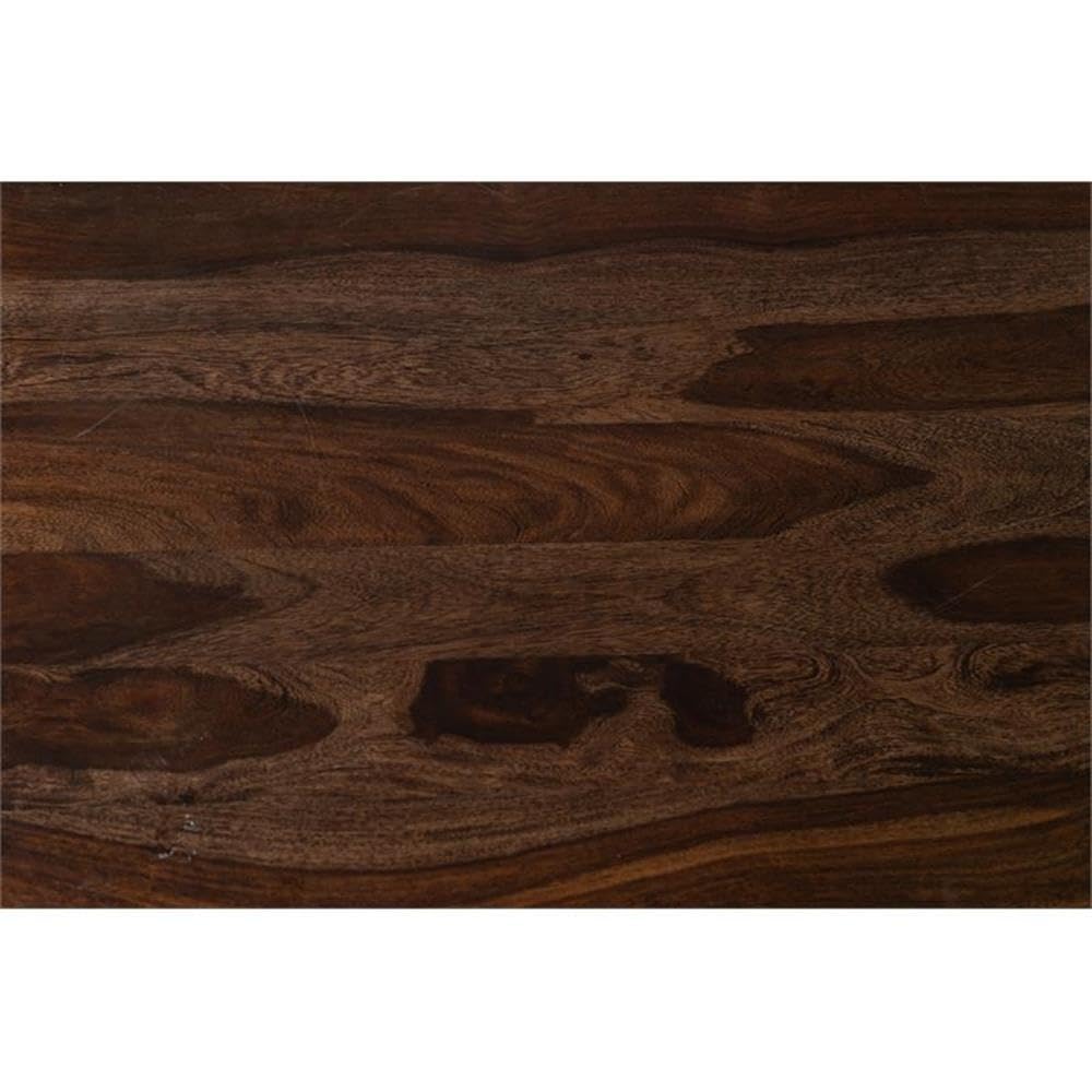 Solid Sheesham Wood Coffee Table - Modern Gray Finish | Handcrafted Wooden Coffee Table for Living Room, Lounge & Office | Durable & Stylish Home Decor