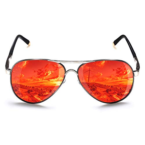 Ruthenium Frame/Red Lens