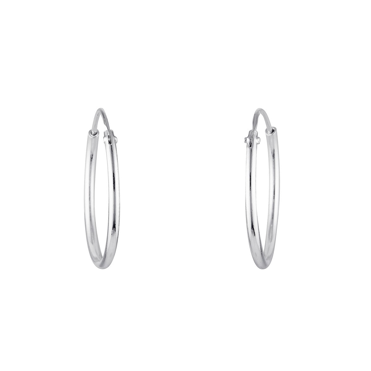 Large Silver Sleepers - Hypoallergenic Stainless Steel Earrings for Women | Perfect for Everyday Wear, Parties & Gifting