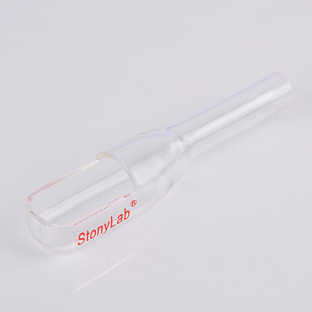 Stonylab Borosilicate Glass Weighing Funnel with Pouring Neck - Premium Lab Funnel for Precise Sample Transfer & Chemical Measurement | Ideal for Laboratory Research, Chemistry Experiments & Scientific Applications