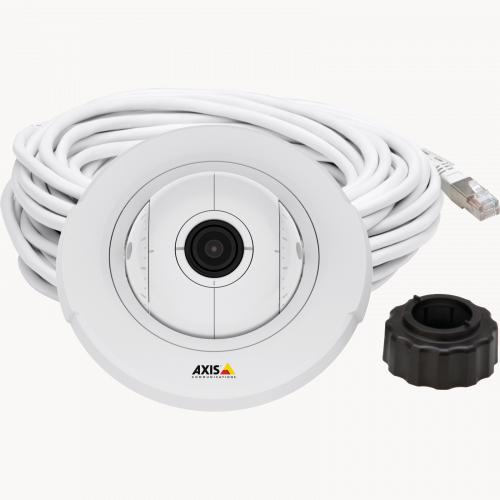 Axis Communications P1290-E Thermal Network Dome Security Camera - Outdoor/Indoor Surveillance, Night Vision, IP66 Weatherproof for Home & Business Protection