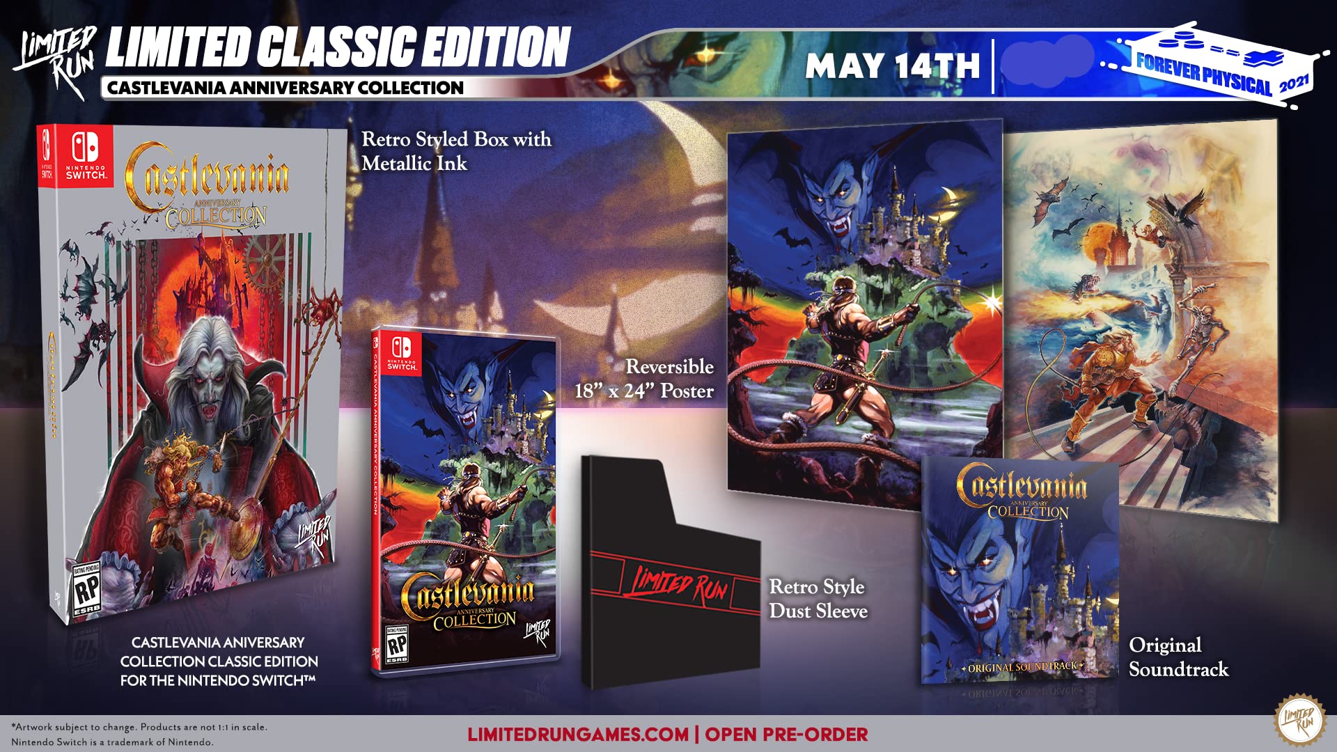 Castlevania Anniversary Collection Classic Edition - Nintendo Switch Game | Retro Action-Adventure | Play at Home or On the Go