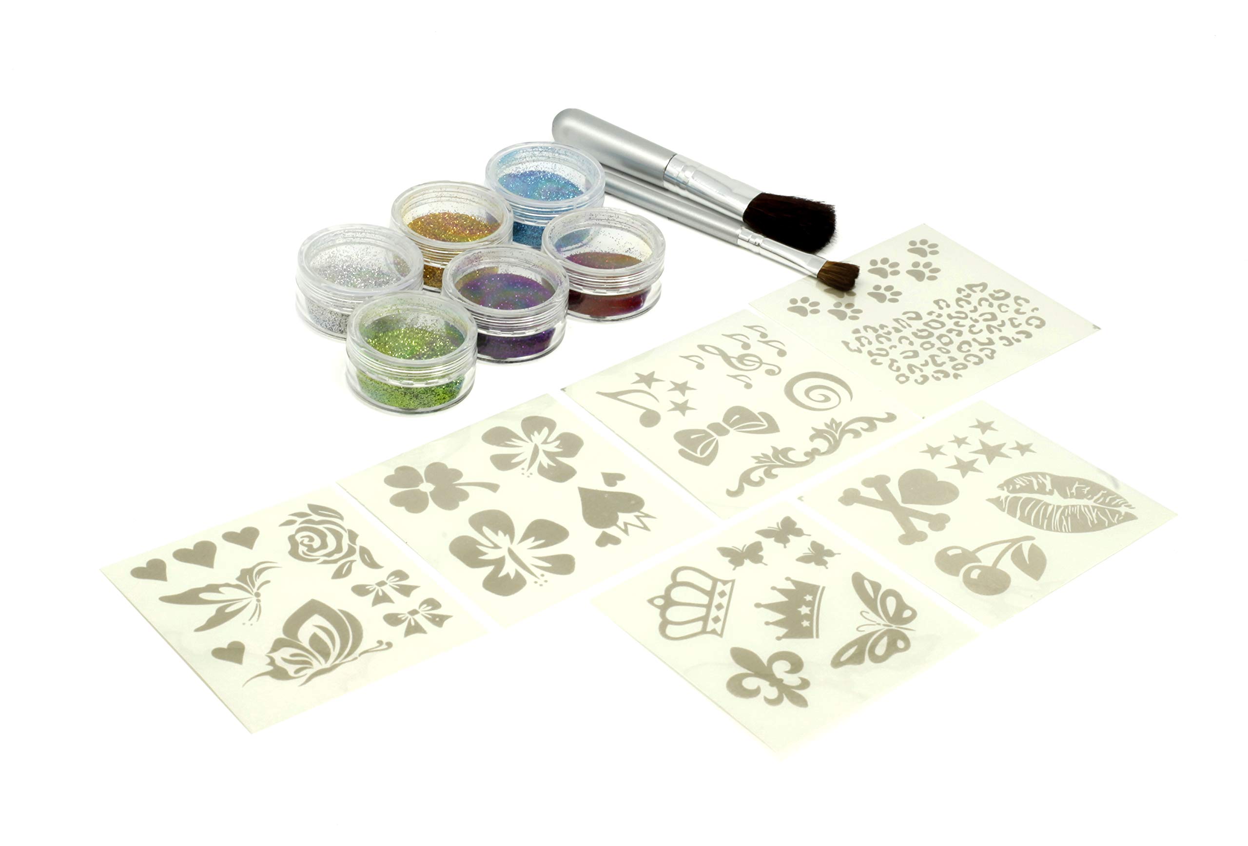 Professional Body Art Tattoos - Classic Temporary Tattoo Designs for Parties, Halloween & Cosplay | Waterproof & Long-Lasting