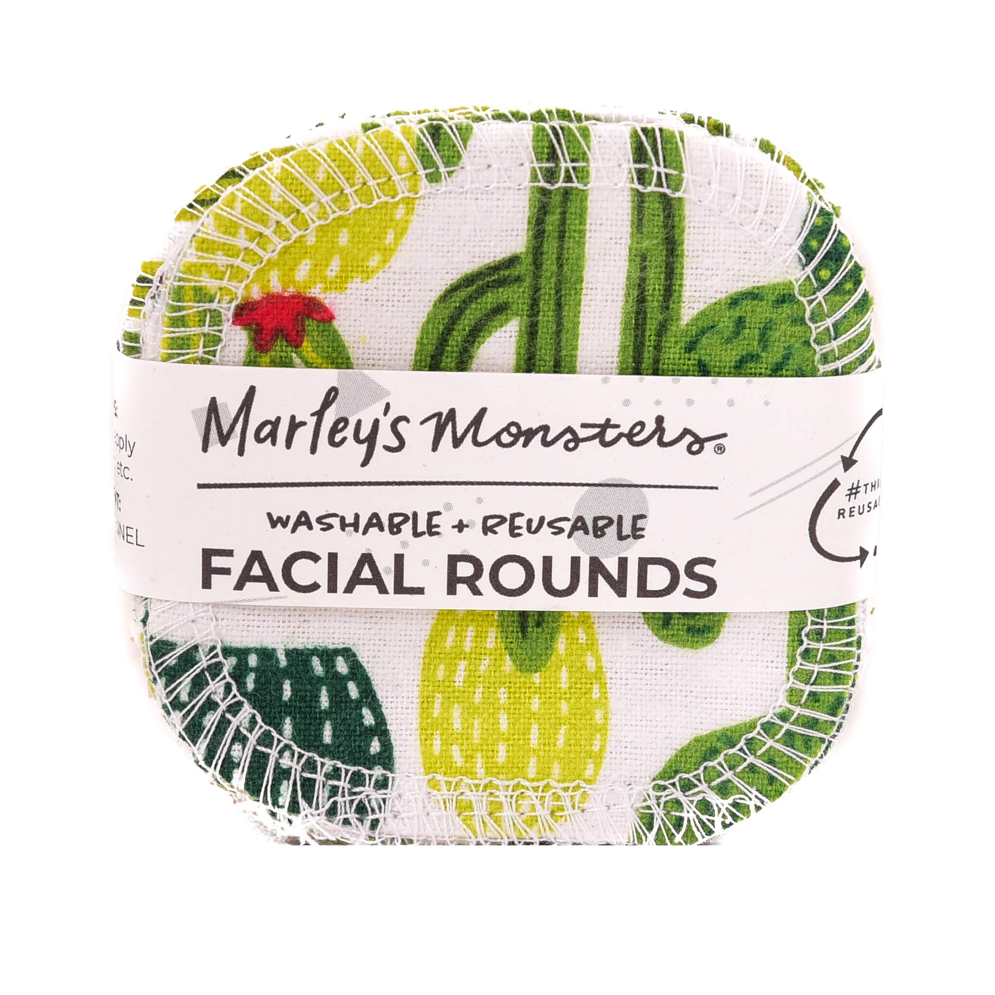 Organic Cotton Facial Rounds - Reusable & Eco-Friendly Makeup Remover Pads for Gentle Cleansing & Skincare | Perfect for Daily Makeup Removal, Toner Application & Travel Essentials
