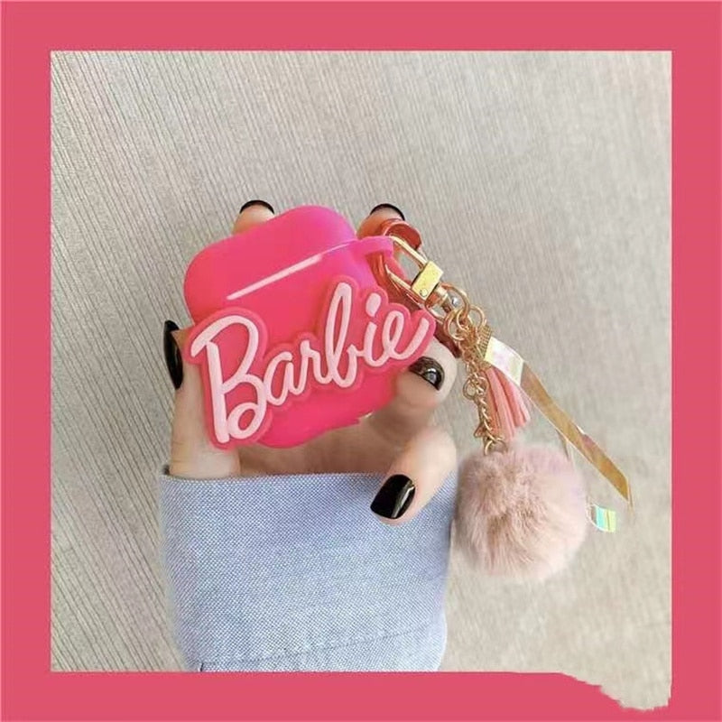 Barbie Lifestyle Headphone Cover for AirPods 1/2/3 - Cute Girls Fashion Phone Accessories, Earphone Protective Case with Anti-Lost Keychain - Perfect Gift for Kids, Teens & Women | Great for School, Travel & Daily Use
