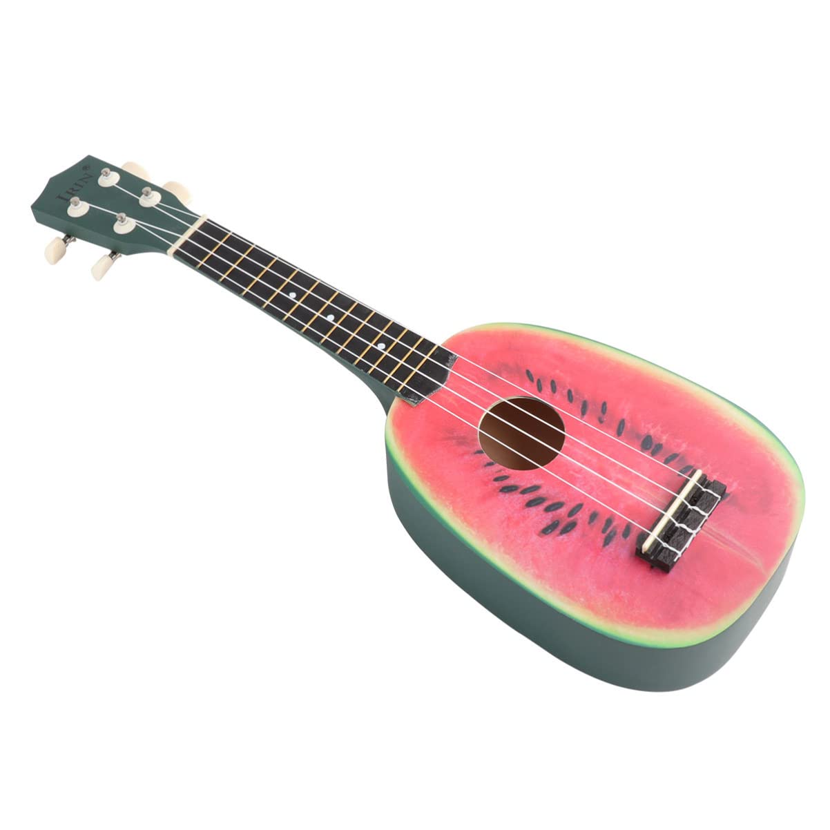 21 Inch Concert Ukulele with 4 Strings - Colorful Cartoon Fruit Design Wooden Small Guitar for Kids & Beginners | Perfect for Music Lessons, Birthday Gifts & Family Performances