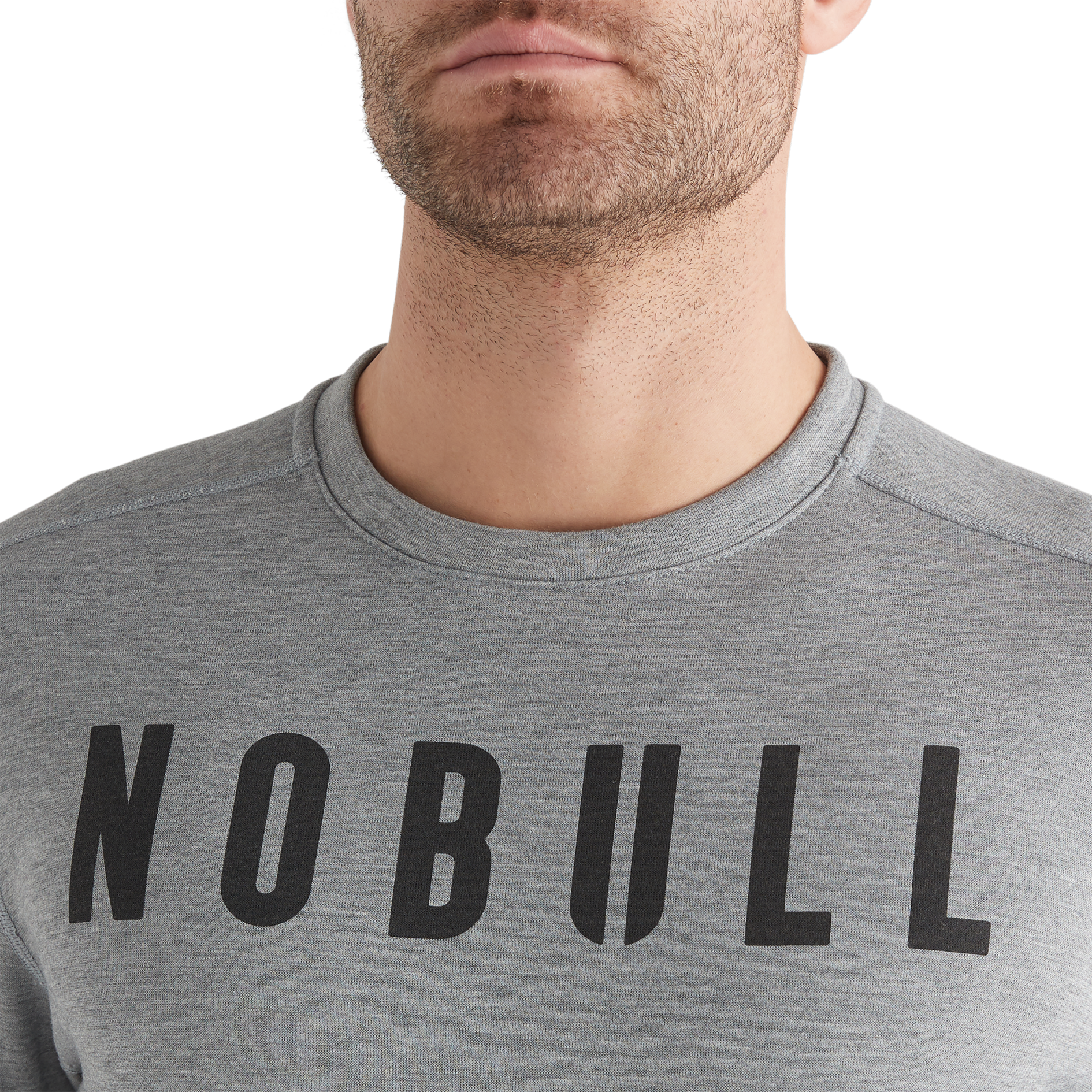 NOBULL Men's Crew Sweatshirt - Comfortable Cotton Pullover Hoodie for Gym, Workout & Casual Wear | Durable Athletic Sweatshirt for Men's Fitness & Everyday Style