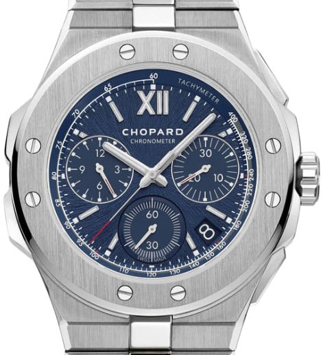 Chopard Alpine Eagle Large Chrono Lucent Steel Men's Luxury Watch - Perfect for Business, Formal Events & Collector's Timepiece