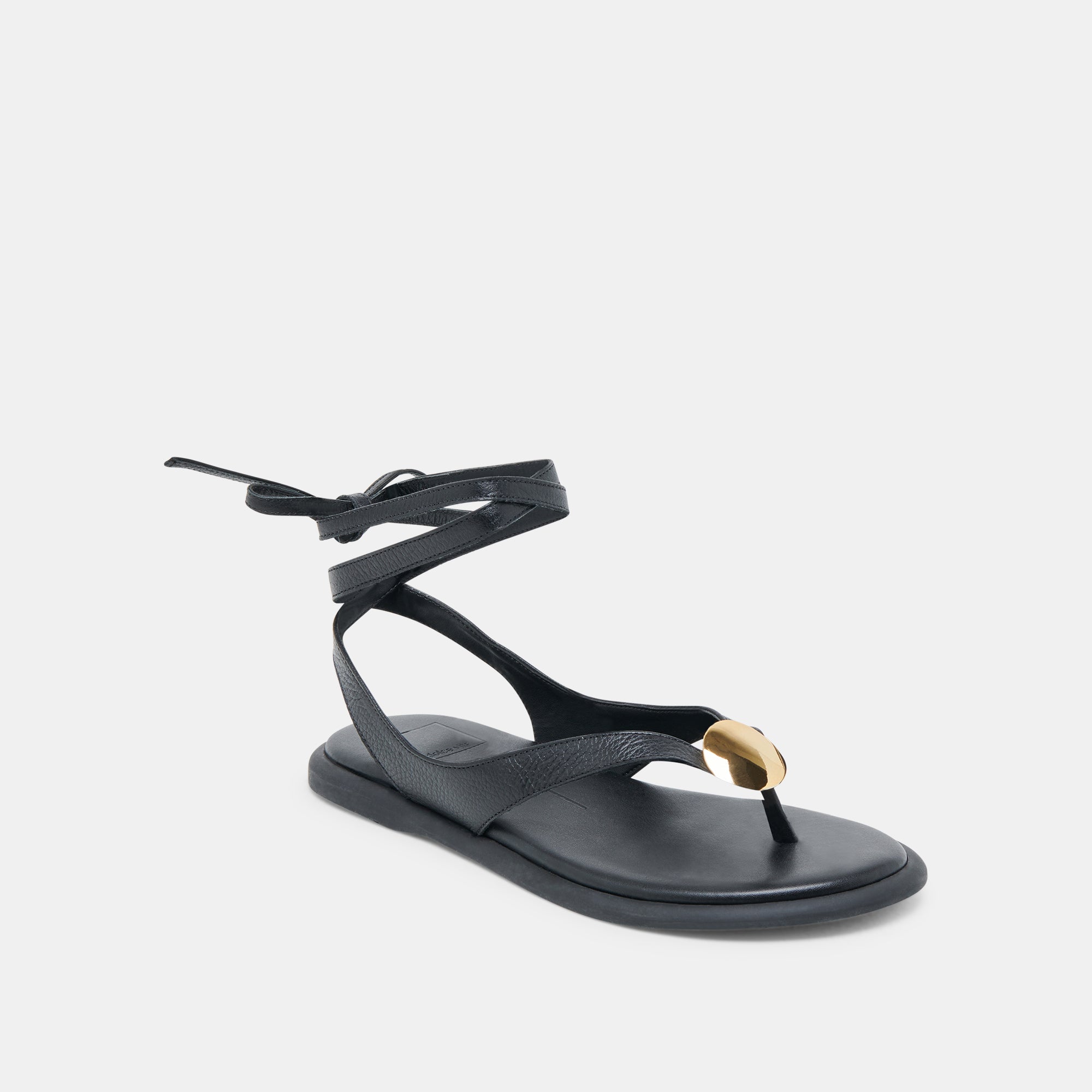 Judy Black Leather Sandals for Women - Comfortable & Stylish Summer Footwear - Perfect for Beach, Vacation, and Casual Outings