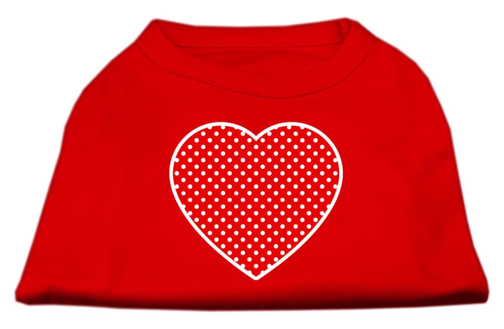 Swiss Dots Red Heart