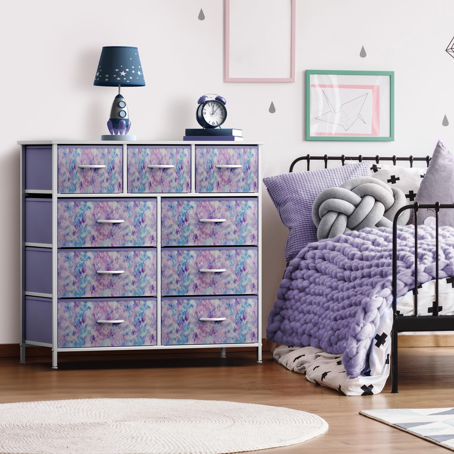 Sorbus 9-Drawer Kids Dresser - Sturdy Storage Chest Tower for Bedroom, Closet & Office Organization | Perfect for Kids' Room, Nursery & Dormitory Storage Solutions