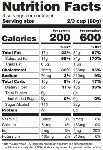 Rebel Keto Ice Cream - Low Carb Chocolate Flavor (8 Count) - Perfect for Keto Diet, Weight Loss & Healthy Dessert Lovers