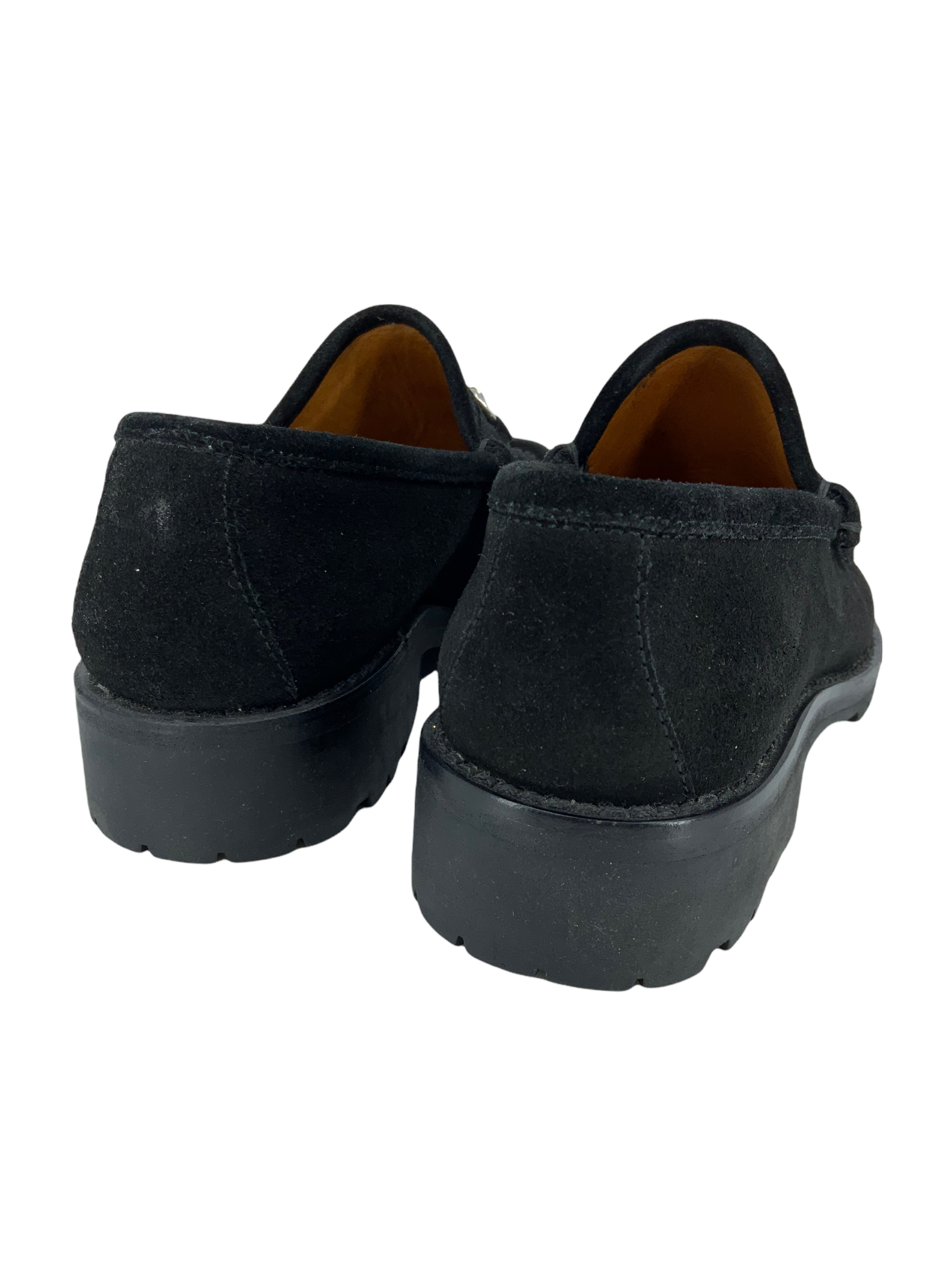 Gucci Classic Horsebit Suede Lug Sole Loafers Women's Size 6.5 - Premium Italian Leather Slip-On Shoes for Work, Office & Dressy Occasions