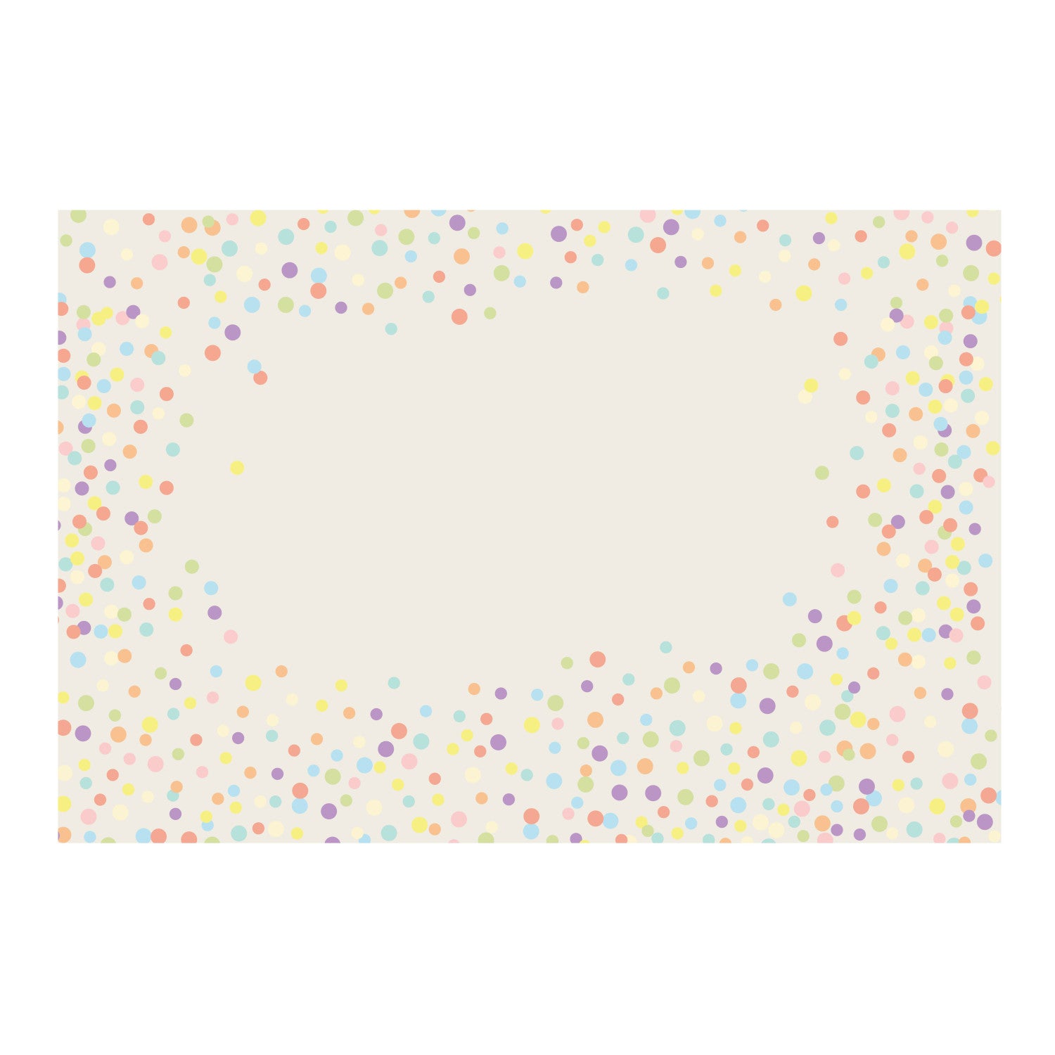 Personalized Confetti Sprinkles Placemat for Kids Birthday Party - Custom Name Table Mat for Dining, Celebrations & Photo Backdrops