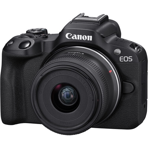 Canon EOS R50 Mirrorless Digital Camera with 18-45mm & 55-210mm Lenses Kit - 4K Video, Dual Pixel AF, Black | Perfect for Vlogging, Travel Photography & Content Creation