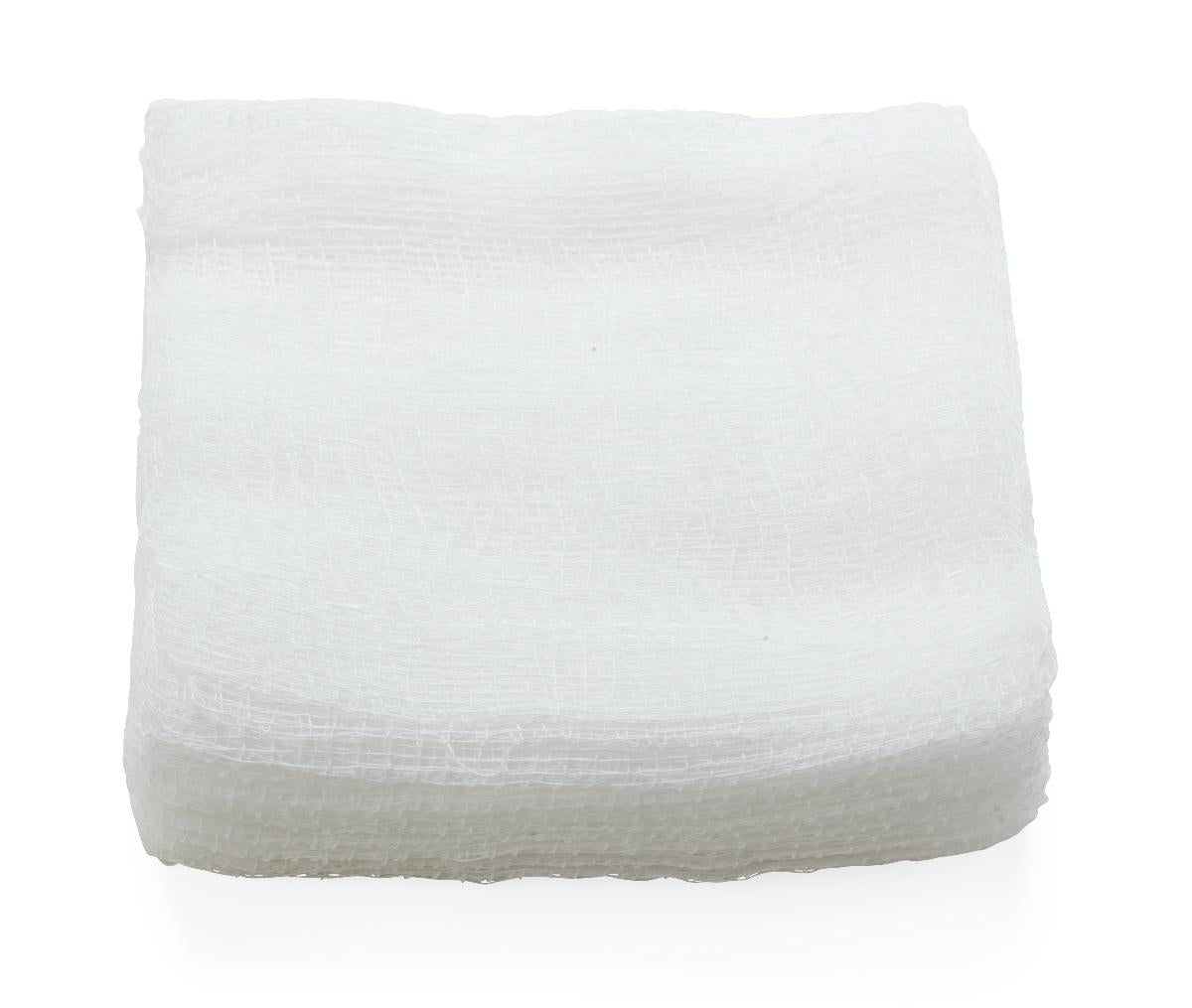 Sterile Cotton Woven Gauze Sponges 12-Ply - Medical Grade Wound Dressing for First Aid, Surgery & Nursing Care (Various Sizes)