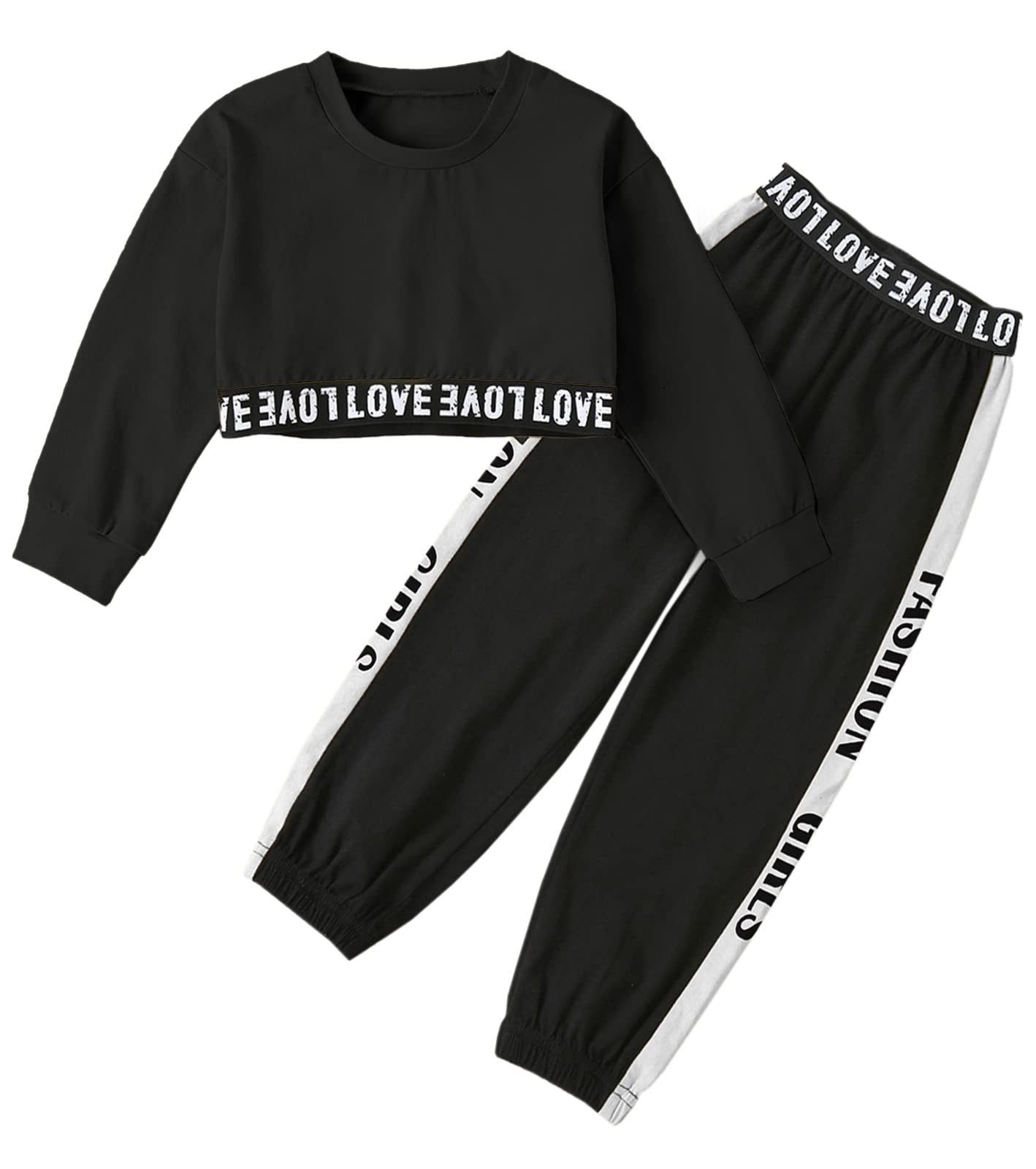 Betusline Girls 2-Piece Outfits - Cute Fall & Summer Clothing Sets for Toddler to Teen (3-14 Years) - Perfect for School, Playdates & Family Outings