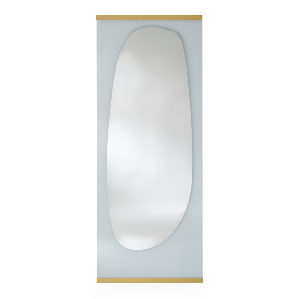 Obu Full Length Floor Mirror - Modern Standing Mirror for Bedroom, Living Room & Dressing Room - Large Wall Mirror with Adjustable Tilt for Home Decor