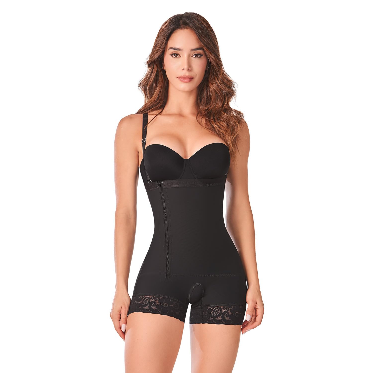 Ann Chery 5168 Women's Strapless Short Shapewear - Tummy Control & Butt Lift Faja | Post-Surgical & Daily Use Waist Trainer | Slimming Underwear for Workout, Dress, Jeans