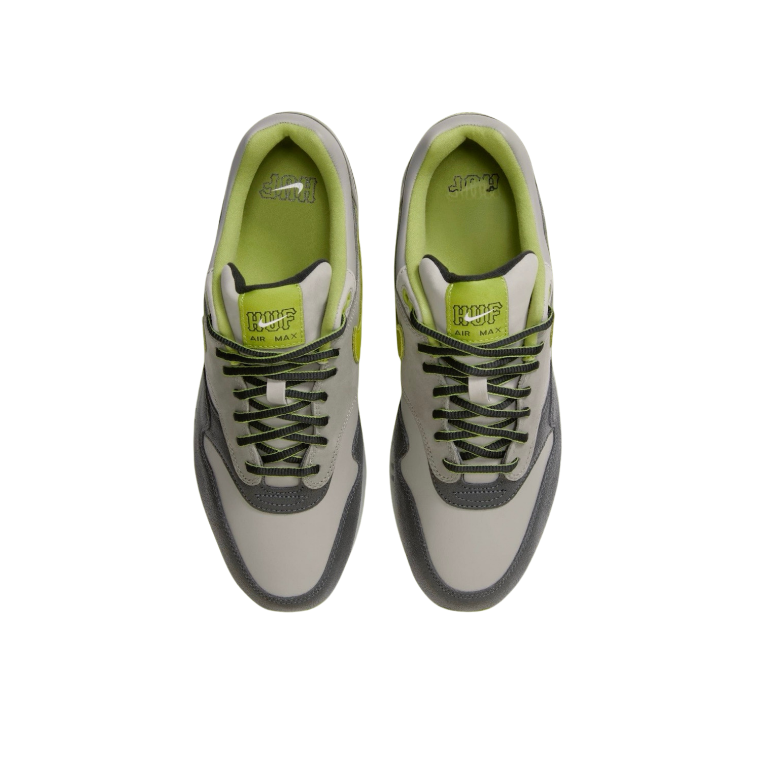 Nike Air Max 1 SP HUF Pear Green (2024) - Anthracite Grey & Pewter Sneakers for Men - Running, Gym & Casual Wear