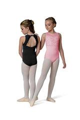 DanzNMotion Sparkly Sequin Mesh Bella Leotard for Kids - Perfect for Dance Recitals, Ballet Performances & Gymnastics Practice