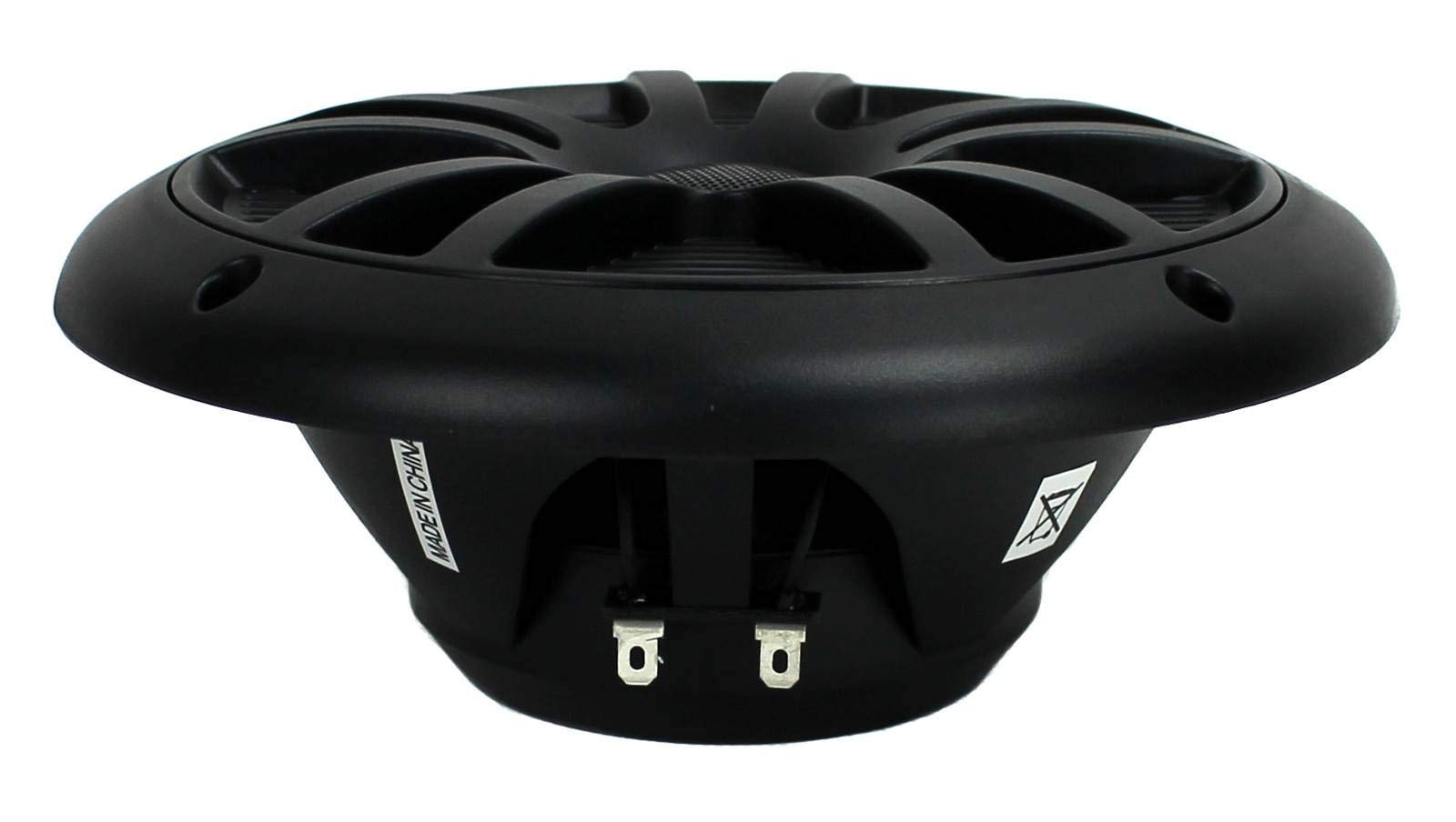 BOSS Audio MR6B 6.5 Inch 180W Dual Cone Marine Speakers (6 Pack) - Waterproof Boat Audio System for Marine, RV, ATV & Outdoor Use