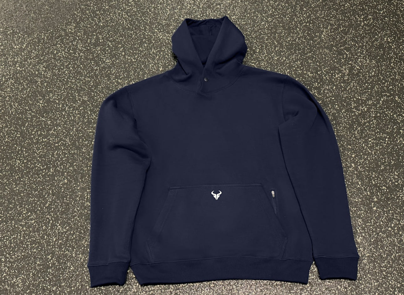 Cerus Navy Training Club Hoodie - Premium Cotton Pullover for Men & Women | Comfortable Casual Wear for Gym, Running, and Outdoor Activities