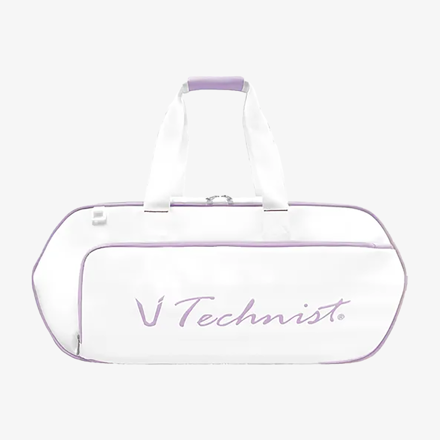 Technist TNB54120 Tennis Racket Bag - Durable & Lightweight for Tennis, Badminton, Squash - Perfect for Sports, Travel & Gym (White/Lavender)