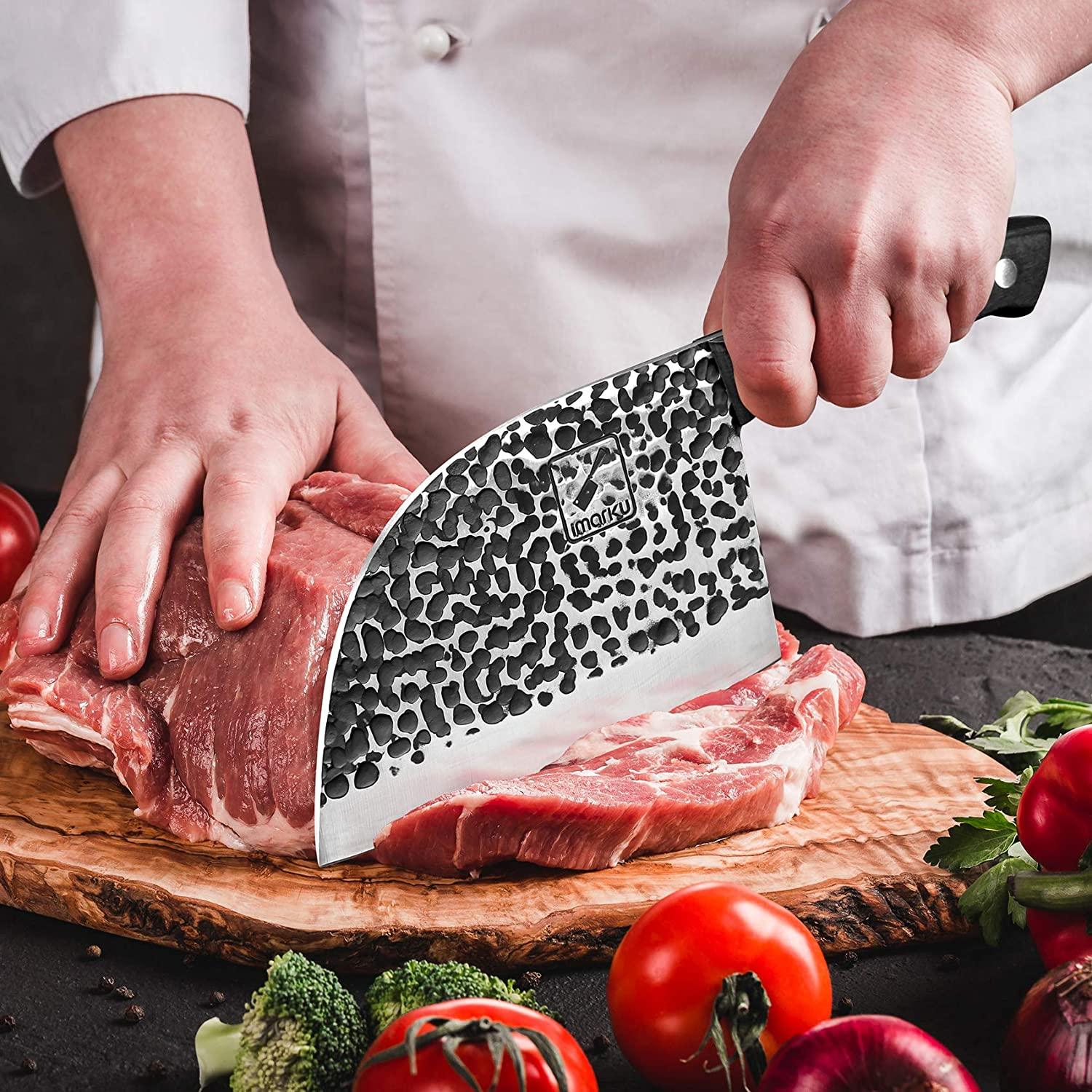 Premium Hand-Forged Butcher Knife 6.7