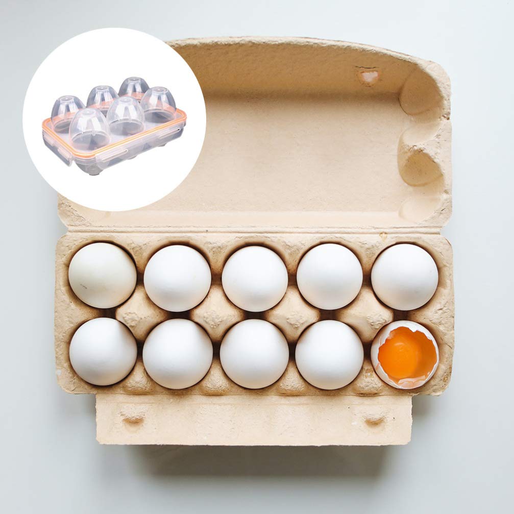 Portable Egg Storage Box - 1PC Silicone Egg Holder for Refrigerator & Outdoor Camping | Deviled Egg Container & Travel Egg Case | Perfect for Picnics, BBQs, and Kitchen Organization