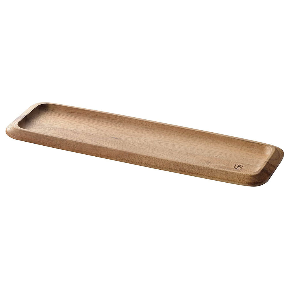 Premium Acacia Wood Serving Tray & Extra Large Cutting Board - Perfect for Coffee Shop, Brunch, Charcuterie & Kitchen Use