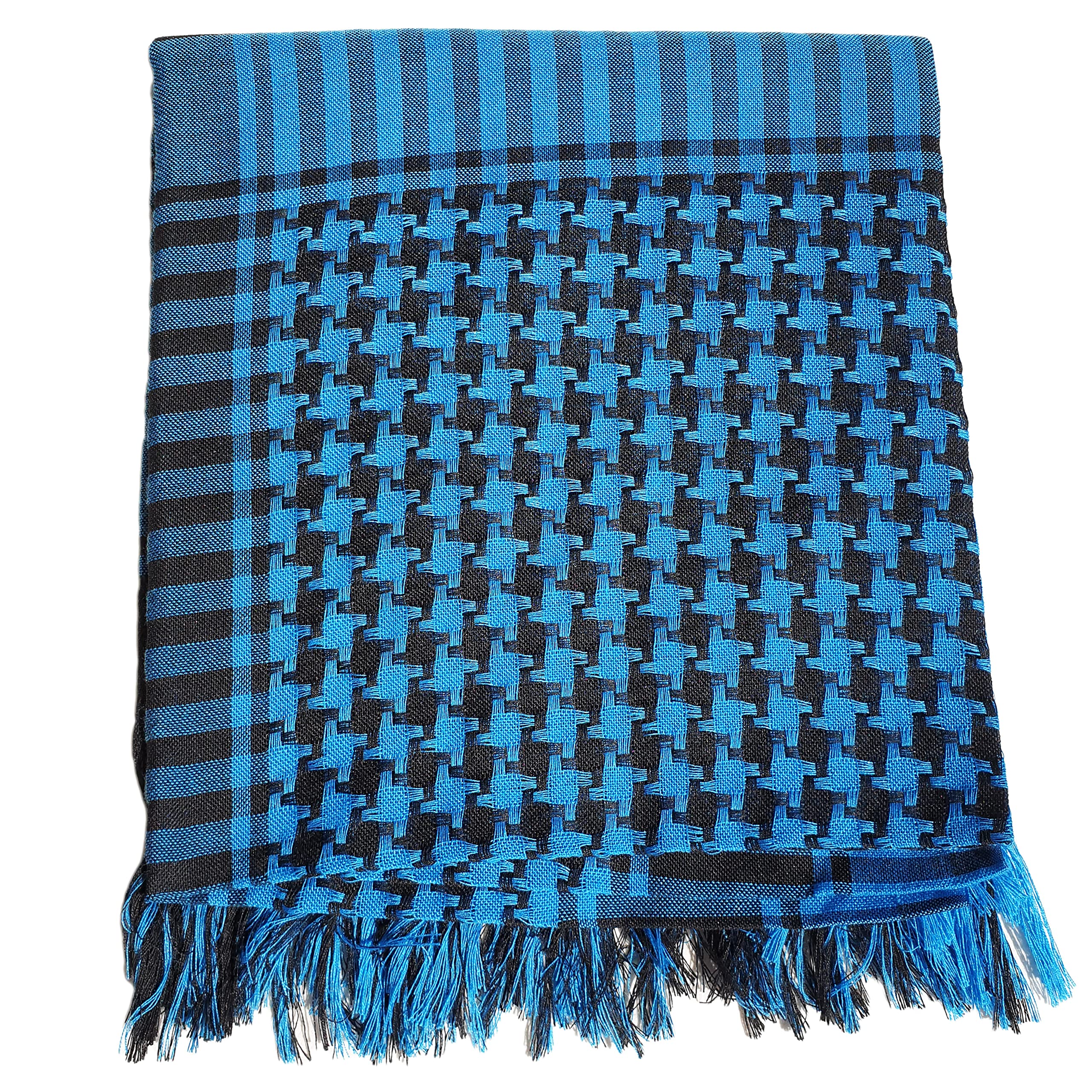 Military Shemagh Tactical Scarf - Desert Keffiyeh Head Wrap & Neck Gaiter for Men & Women (Teal) - Outdoor Hiking, Camping, Motorcycle Riding & Survival Gear