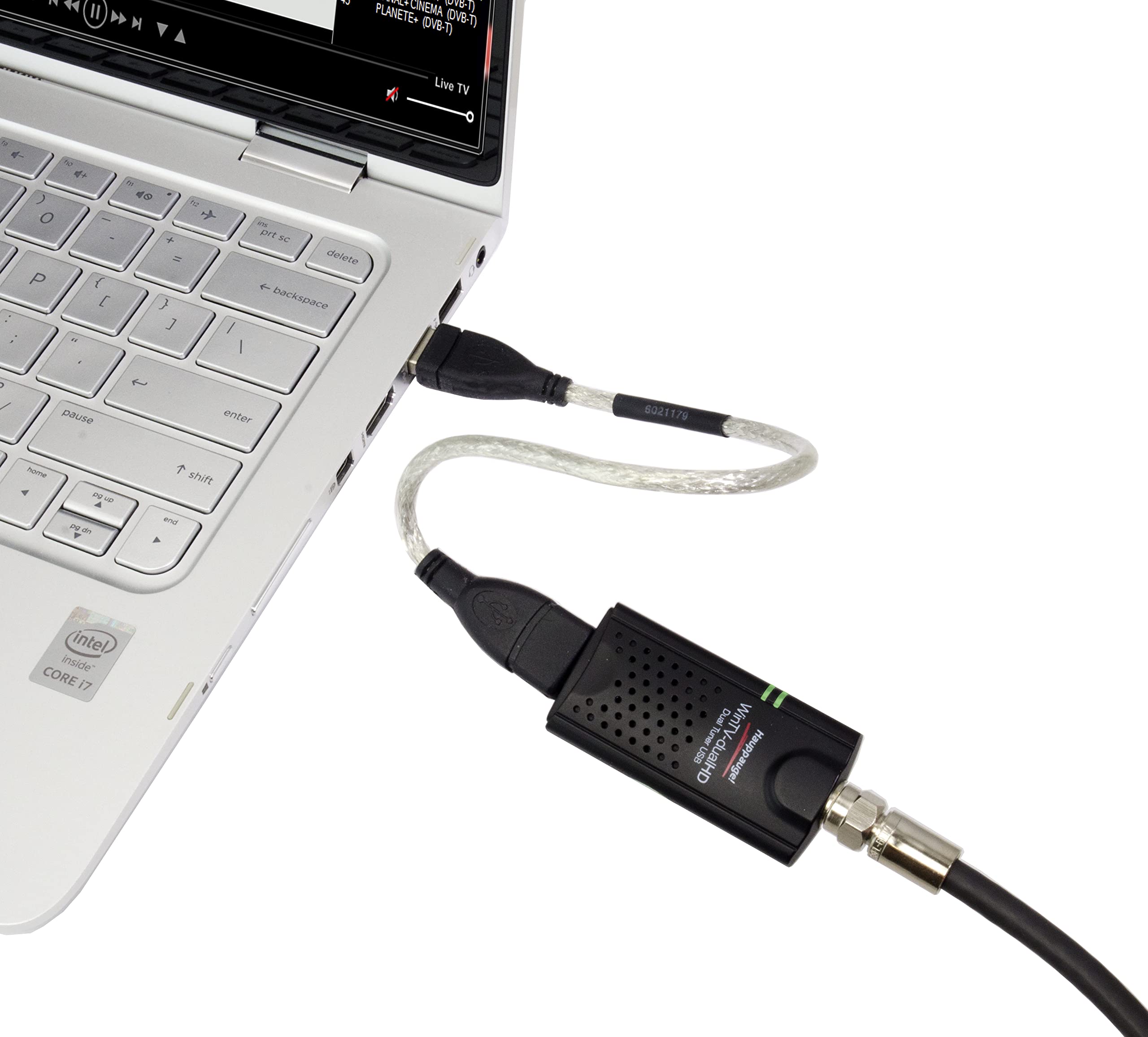 Hauppauge WinTV-dualHD USB TV Tuner Stick - Dual DVB-C/T2/T Support with FB for Live TV Streaming & Recording on PC/Laptop - Perfect for Home Entertainment, Gaming & Digital TV Enthusiasts
