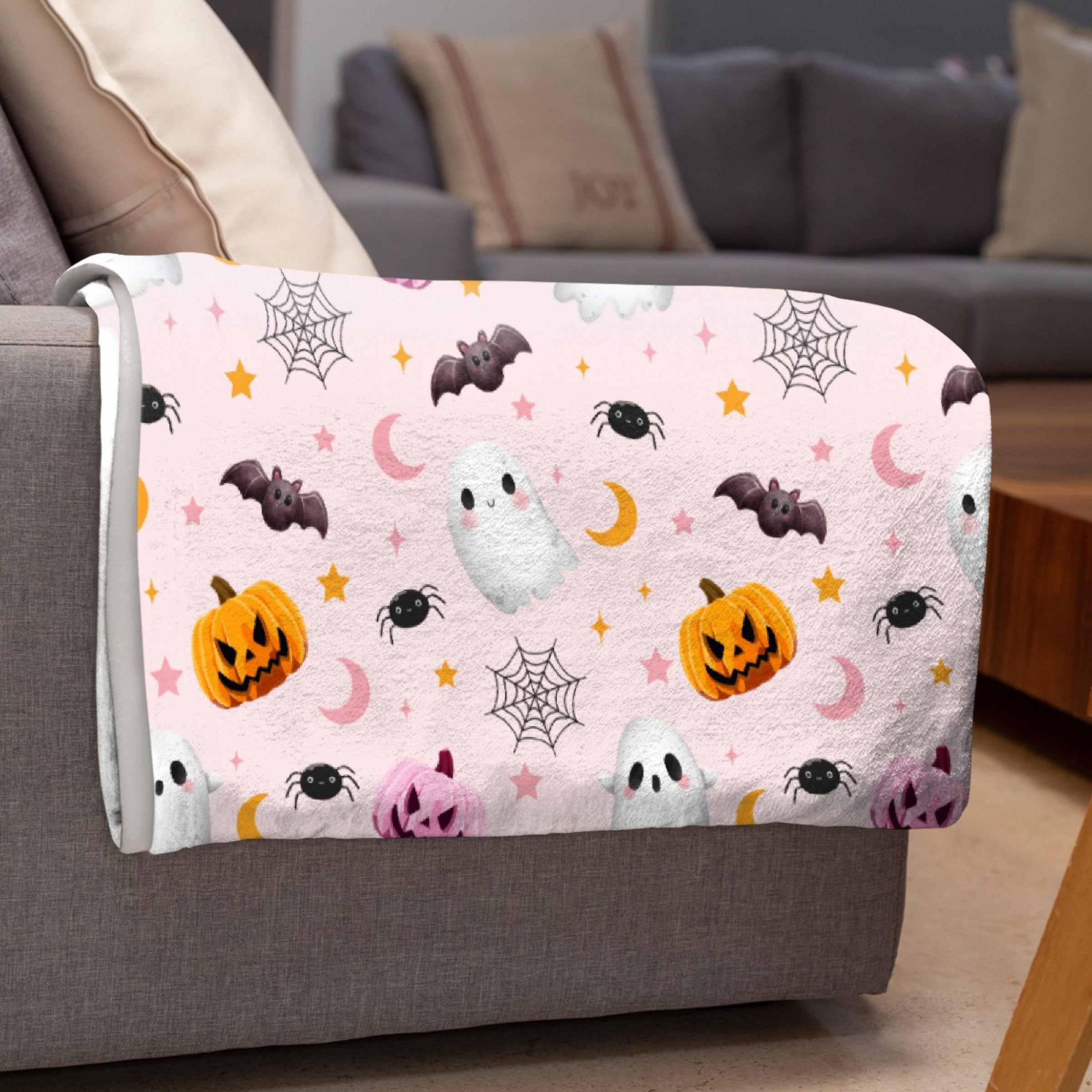 Halloween Ghost Pumpkin Blanket - 30