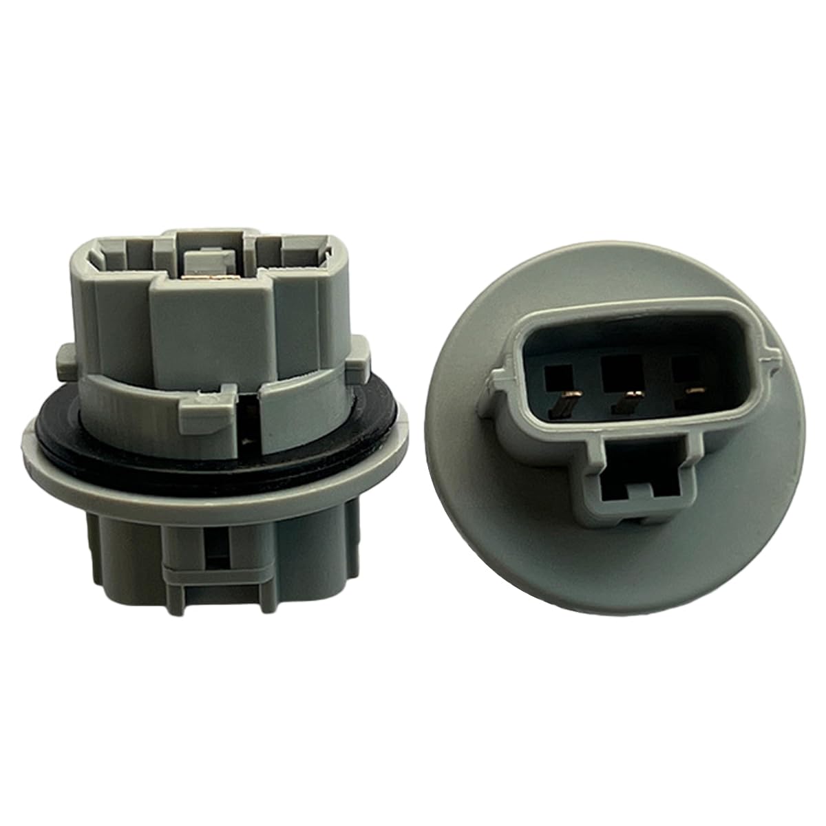 2PCS Front Turn Signal Light Bulb Plug Socket - OEM 90075-60060 Replacement Compatible with Toyota Tacoma Tundra & Most Vehicles - Perfect for DIY Auto Repair & Car Maintenance