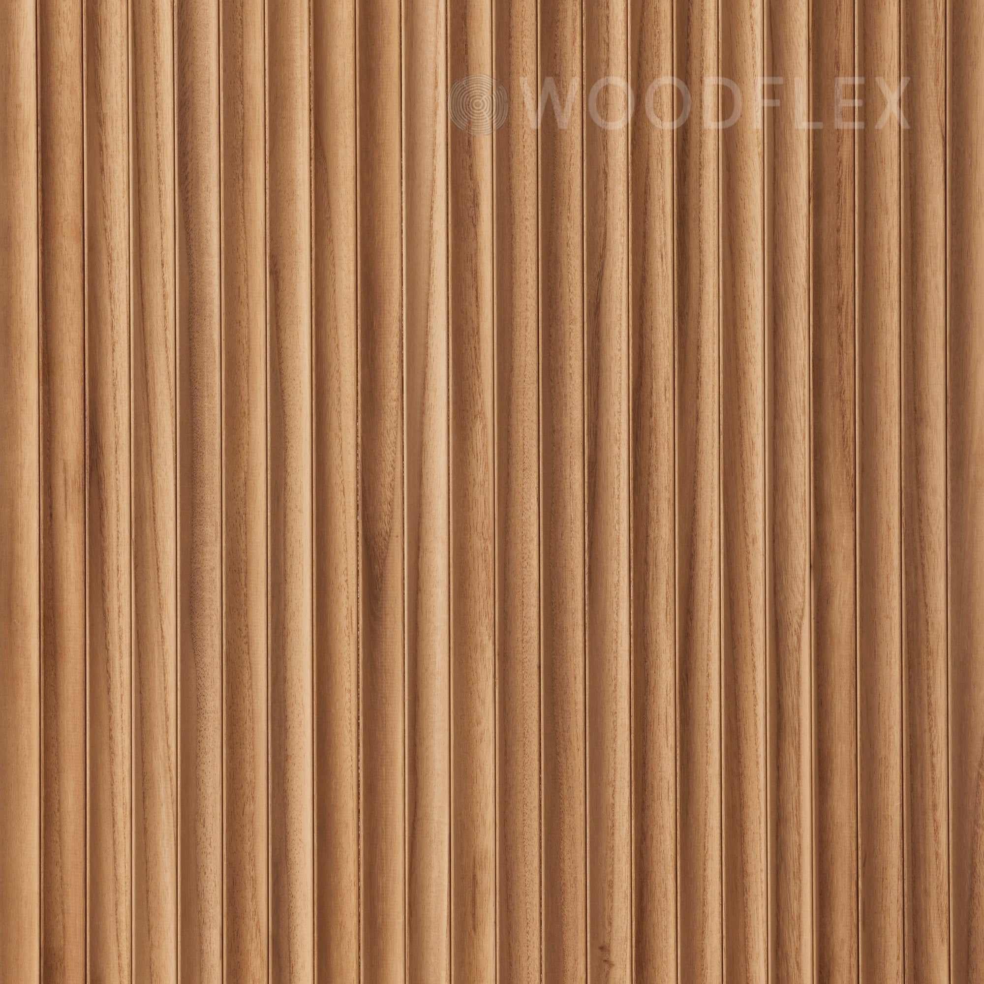 WOODFLEX Flexible Solid Paulownia Wood Slat Wall Panel - 2700mm x 600mm Wave Design - Perfect for Modern Home & Office Decoration, Accent Walls, and Interior Design Projects
