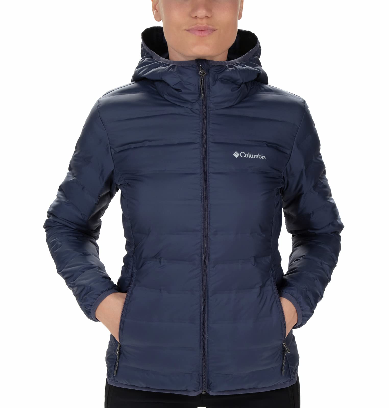 Columbia Women's Lake 22 Down Hooded Jacket - Lightweight Warm Winter Coat for Hiking, Skiing & Outdoor Activities