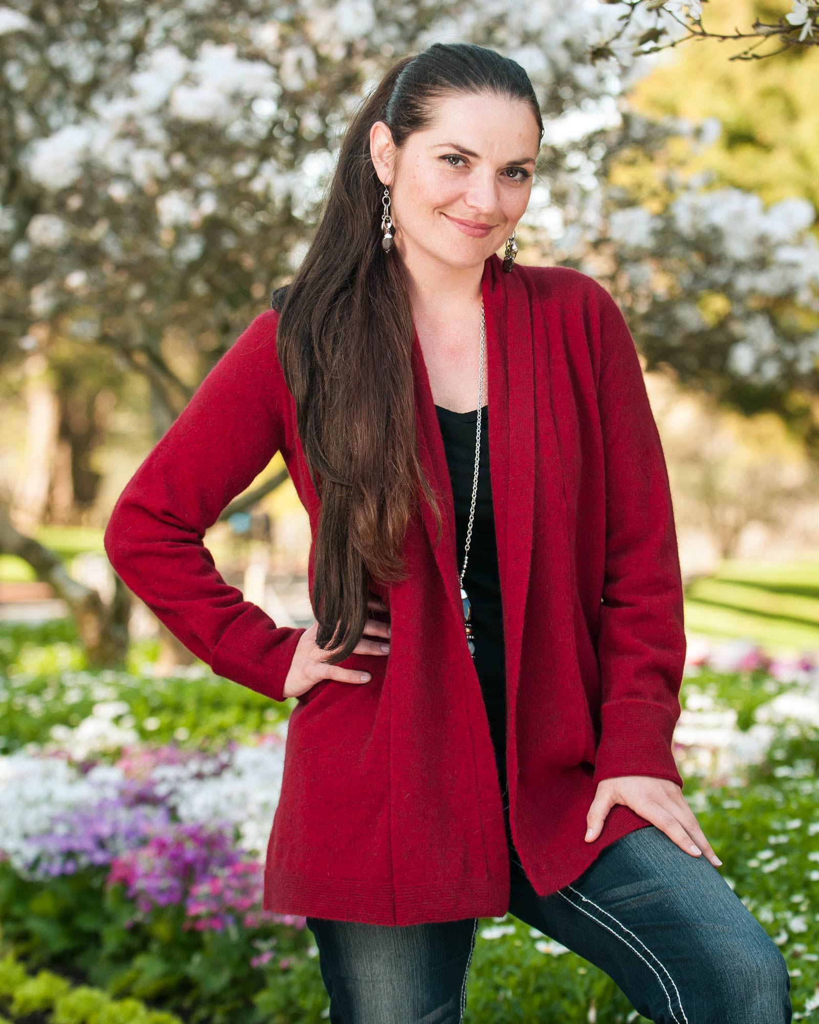 Berry Women's Long Merino Wool Wrap Jacket - Soft & Warm Winter Coat - Perfect for Office, Travel & Outdoor Activities