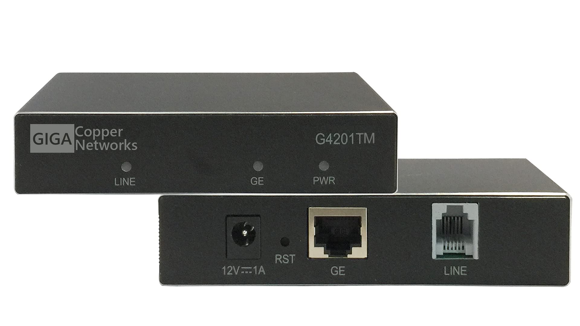 GIGA Copper G4201TM G.hn Wave2 MIMO Modem Kit (2-Pack) - 1500Mbps High-Speed Internet Over Telephone Lines, Gigabit Ethernet, 2-Wire & 4-Wire Support - Perfect for Home Networking, Smart Home Devices & Office Connectivity
