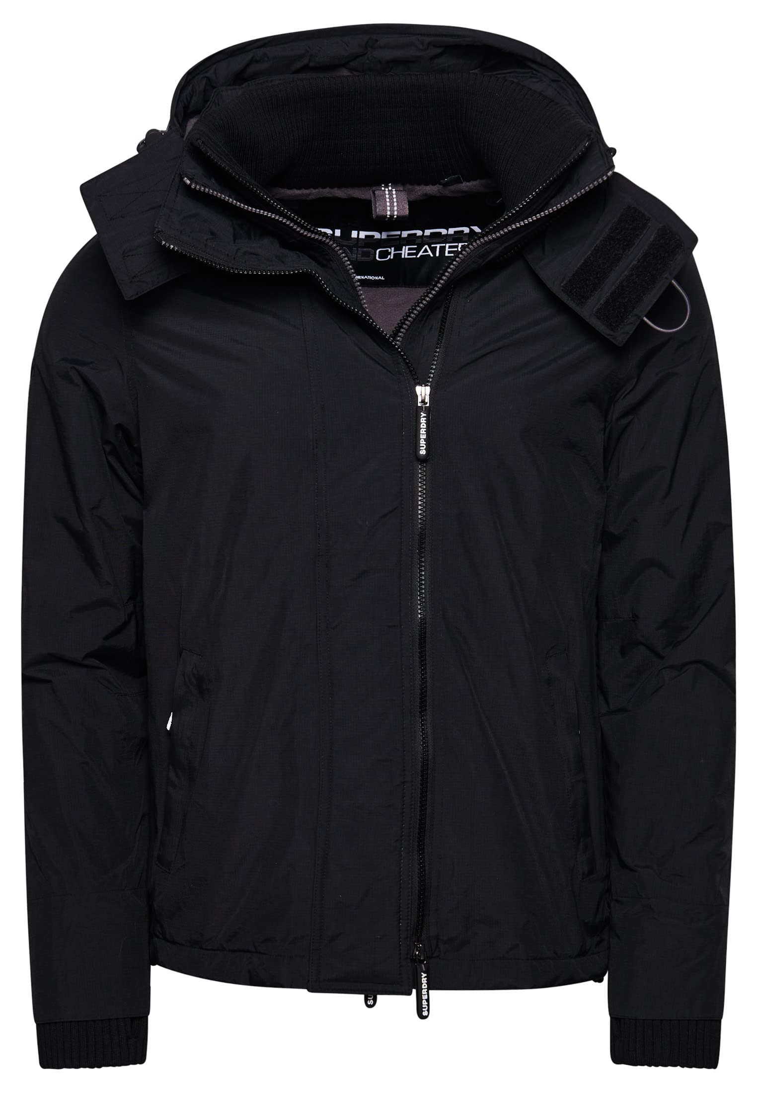 Superdry Men's Waterproof Rain Jacket - Lightweight Windproof Outdoor Coat for Hiking, Camping & Travel
