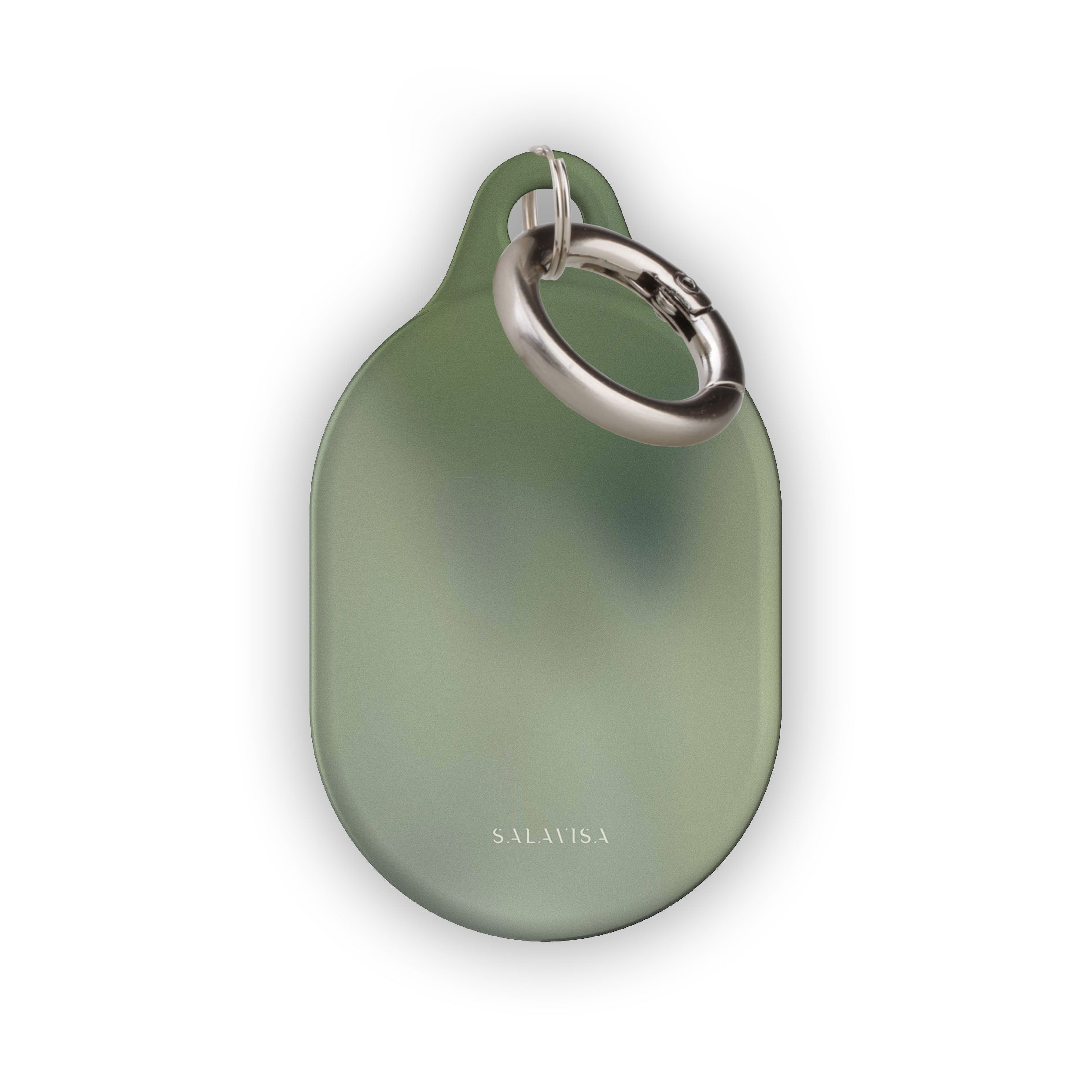 Sage Mist AirTag Holder - Premium Leather Keychain for Apple AirTag - Perfect for Keys, Wallets, Bags & Travel Accessories