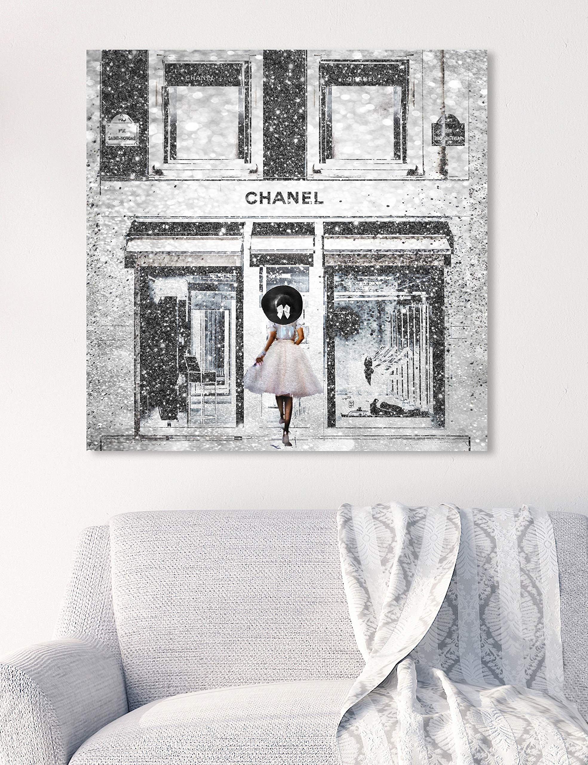 Queen of the Store Caramel Wall Art Canvas Print - Fashion & Glam Home Decor for Living Room, Bedroom & Office